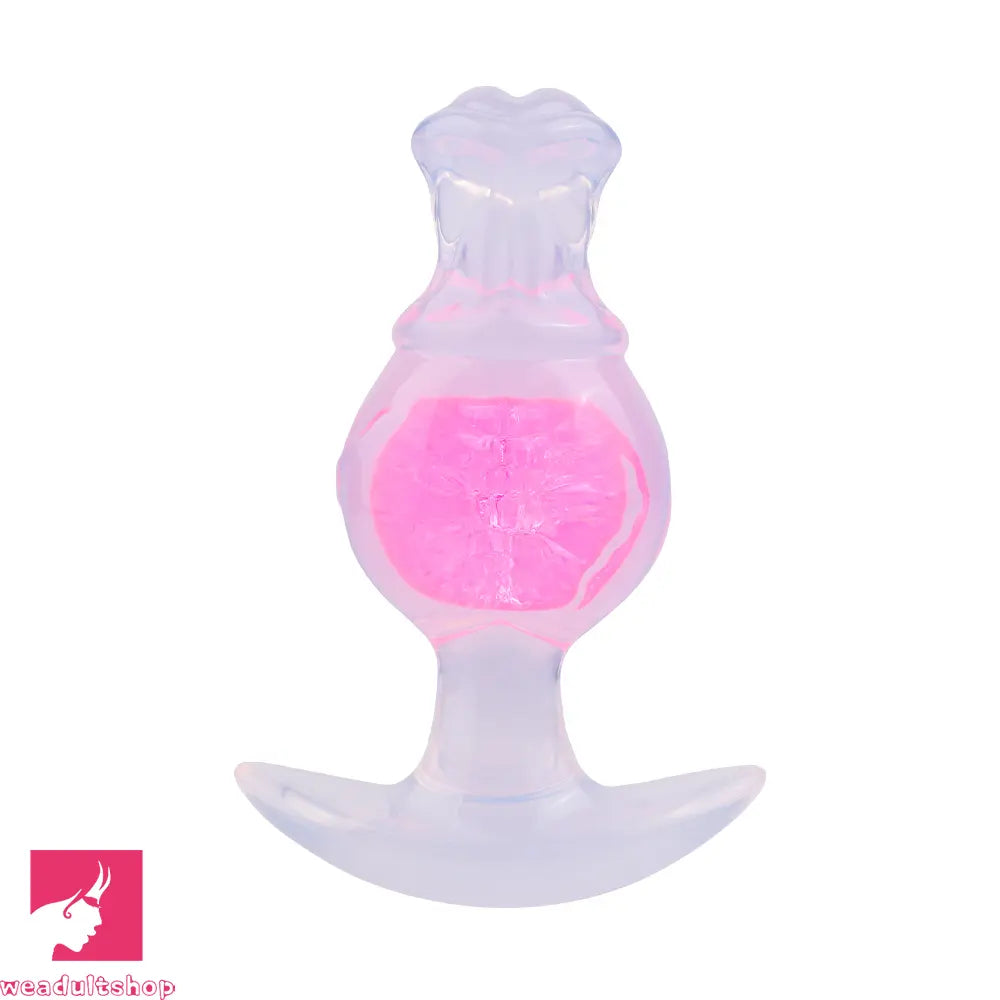 5.04in Silicone Anal Plug Vaginal Massager & Anus Stimulator Cock Toy