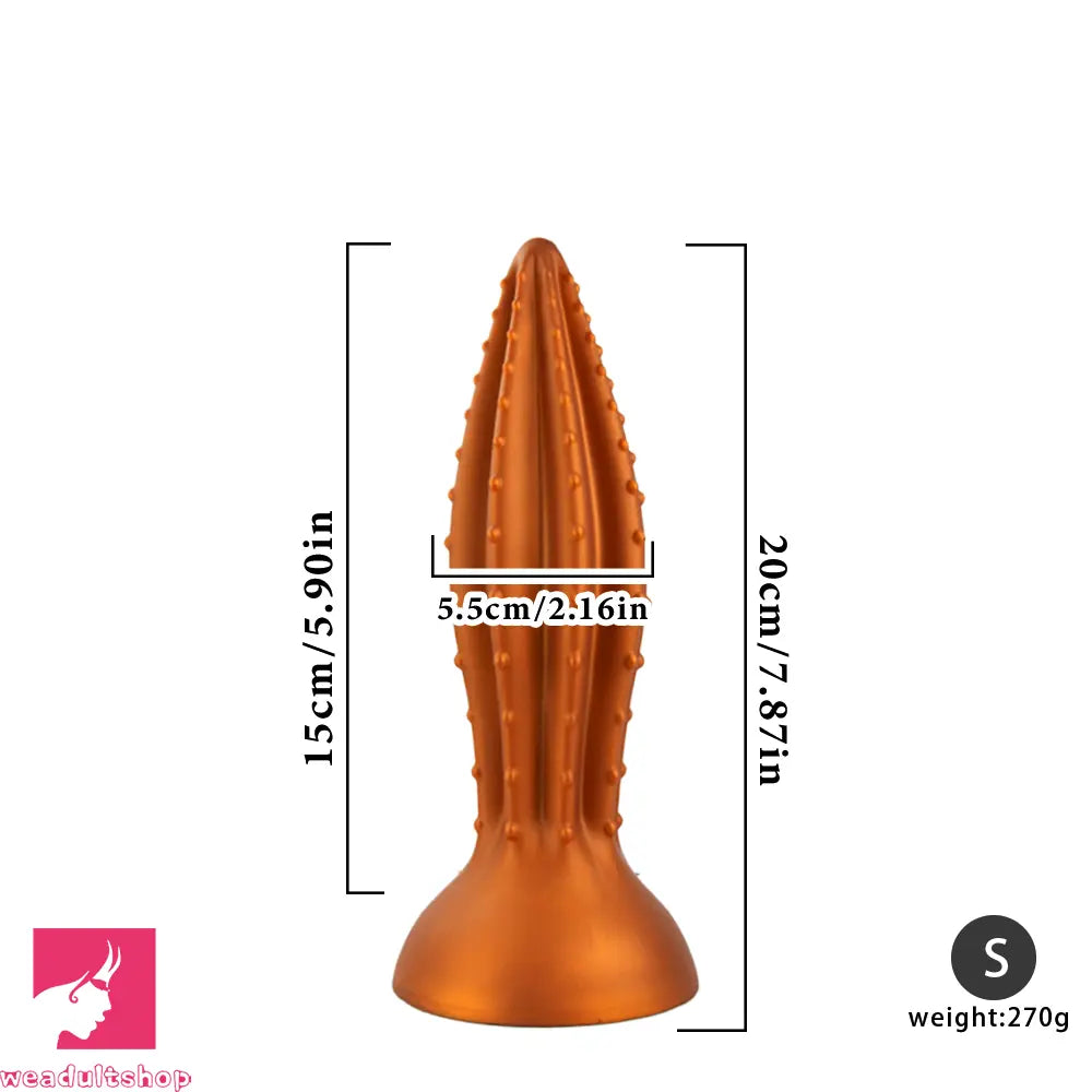 7.87in 9.84in 11.81in 13.77in Huge Silicone Spiked Butt Plug Dildo Love Cock