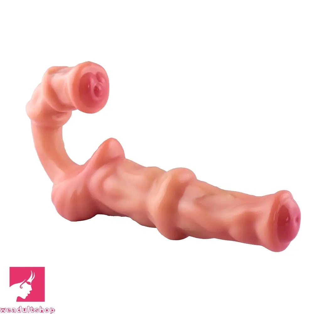 9.64in Strapless Strap on Silicone Soft Dildo For Anal Vaginal Fucking Sex