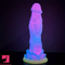 8.66in Glowing Dragon Silicone Monster Dildo For Women Prostate Massage