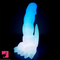 7.08in 9.05in Dinosaur Luminous Monster Soft Prostate Glowing Dildo