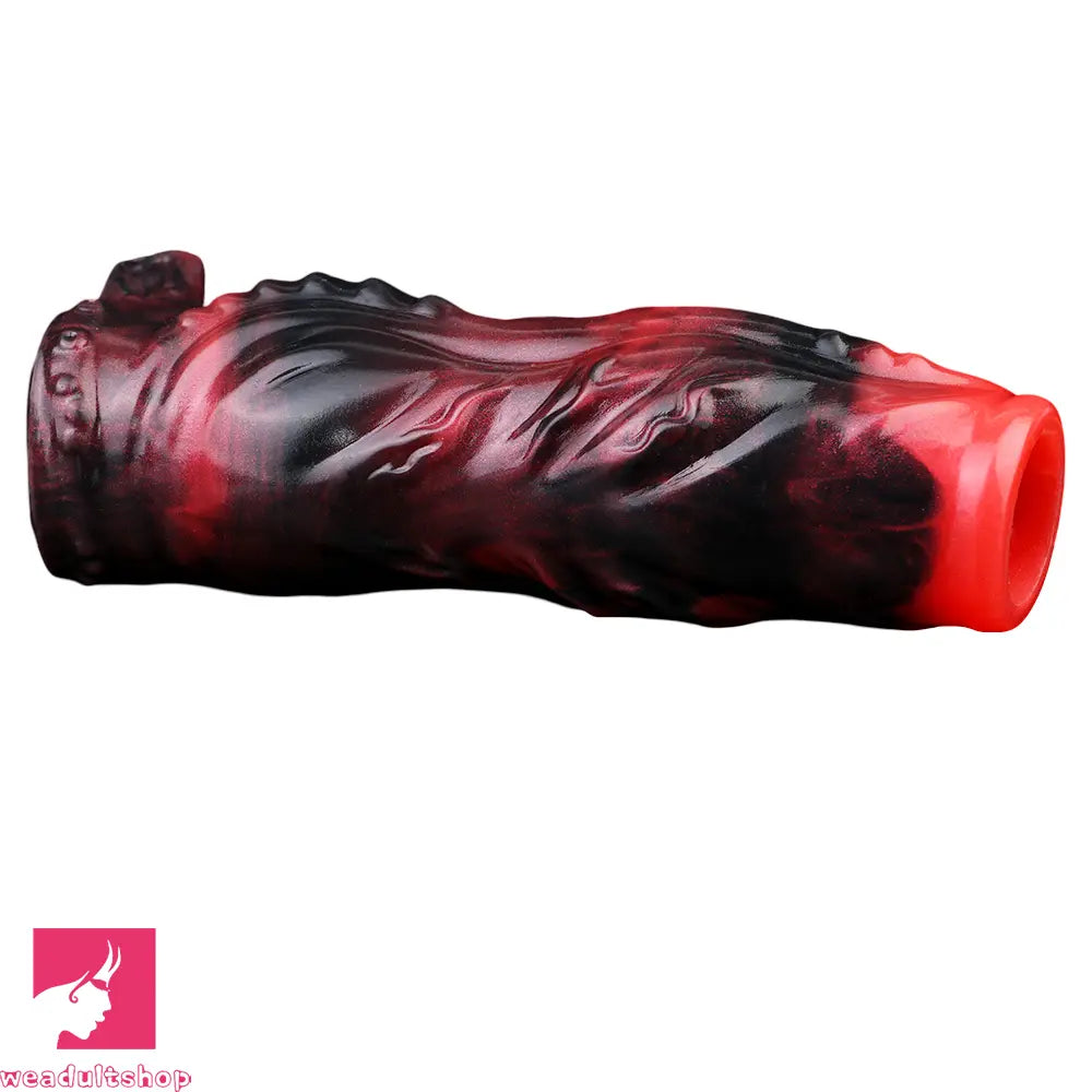 4.96in 5.51in 6.69in Tentacle Animal Soft Dildo Sleeve Cock Sex Extender