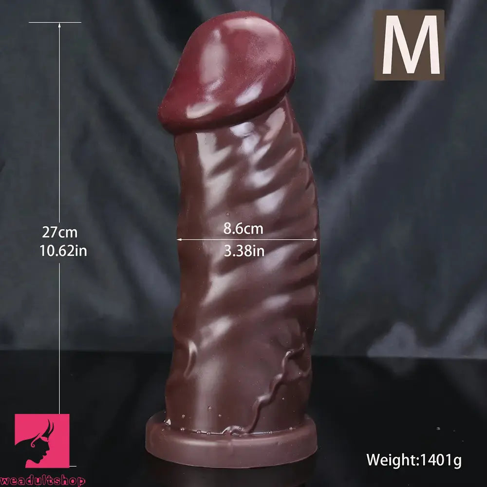 8.85in 10.62in 11.81in Silicone Mushroom Head Bold Thick Anal Fantasy Dildo