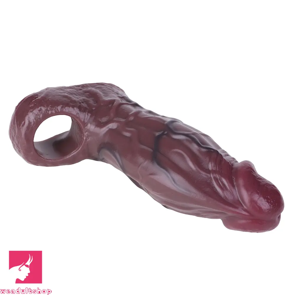 6.5in Cock Ring Dildo Sleeve For Couples Men Sex Toy For Sex Cock