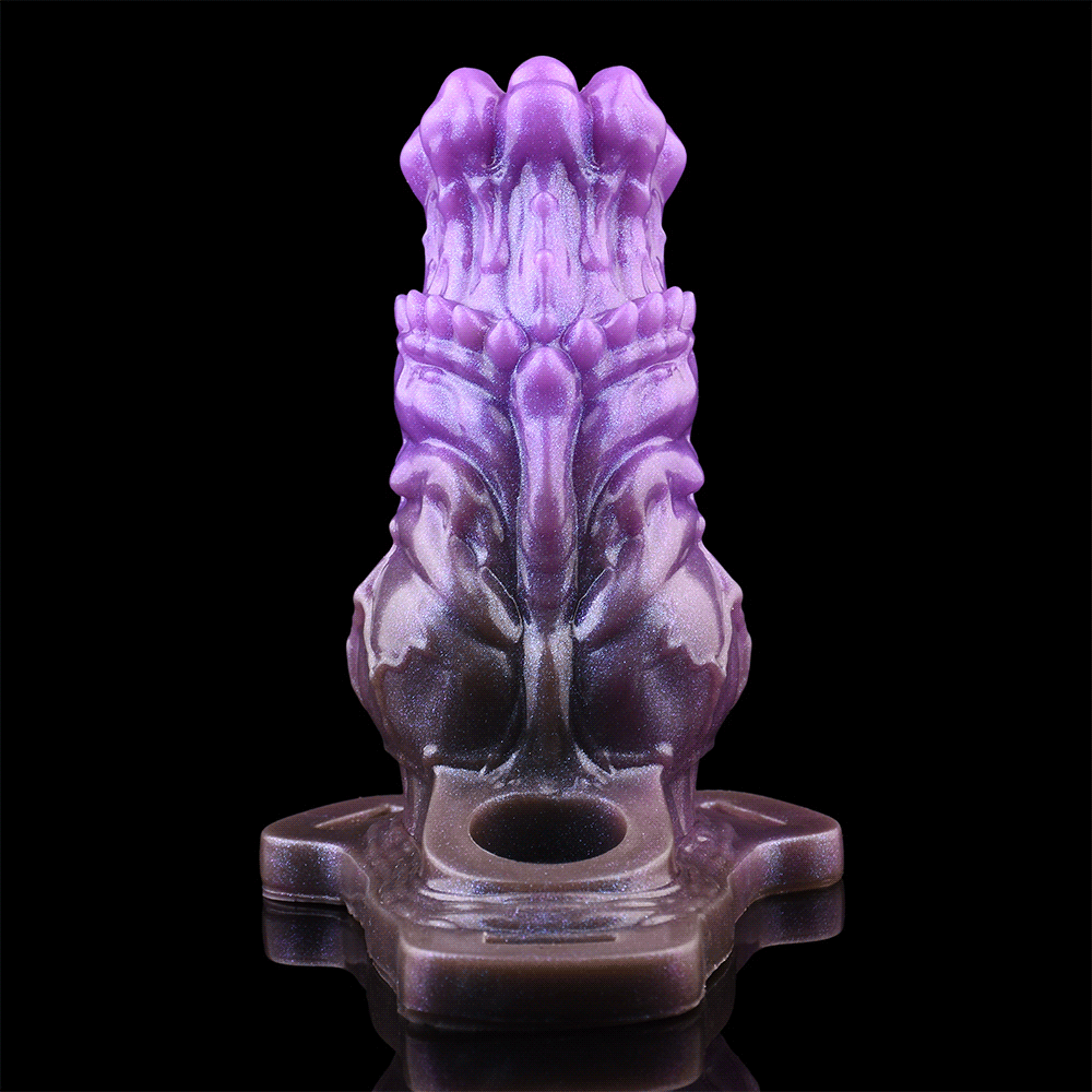 5.55in Dragon Silicone Floppy Beast Creature Fantasy Hollow Dildo Sleeve