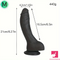 7.28in 8.27in 10.04in Soft Real Ebony Big Looking Silicone Anal Dildo