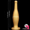 6.7in 11.41in Gold Beer Bottle Silicone Soft Big Real Butt Plug Dildo
