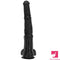 14.76in Extra Long Huge Black Soft Liquid Silicone Horse Penis Dildo