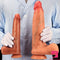 10.03in 9.25in 13in Soft Silicone Big Lifelike Dual Density Real Dildo