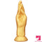 6.3in 8.66in 11.02in Gold Hands Silicone Soft Big Dildo For Fisting Toy