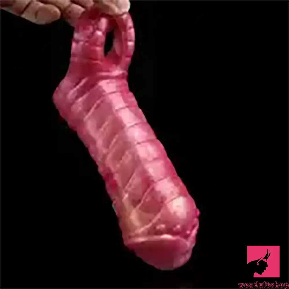 6.1in Silicone Soft Dildo Sleeve Penis Extender Reusable Cock Sleeve