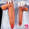 10.03in 9.25in 13in Soft Silicone Big Lifelike Dual Density Real Dildo