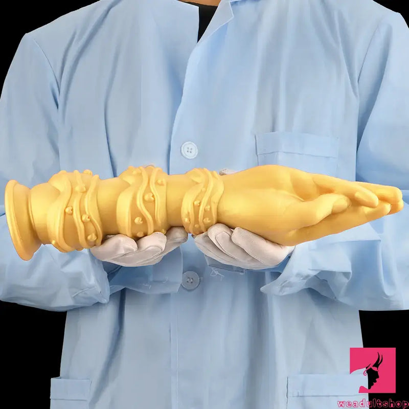 7.28in 9.84in 13.38in Premium Silicone Soft Fist Hands Big Dildo