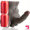7in Lifelike Silicone Flexible Dildo With Sex Torso Female Adult Toy