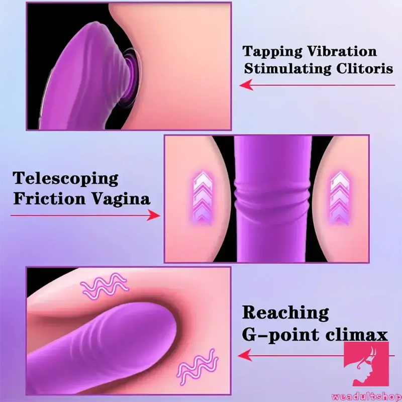 5.7in Vibrating Thrusting Flapping Wearable Dildo G Spot Sex Toy