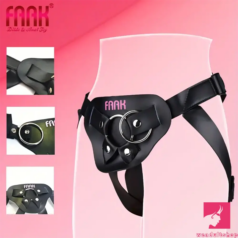 10.01in Silicone Soft Big Strap On Wearable Dildo For Gay Lesbian