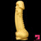 11.8in Liquid Large Soft Silicone Fantasy Thick Gold Anal Sex Dildo