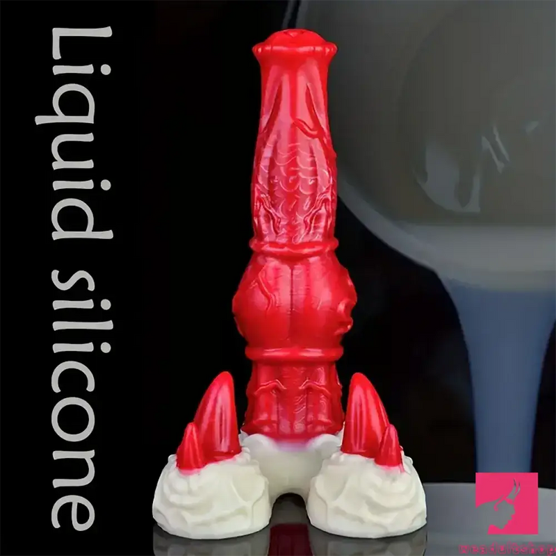 10.01in Big Animal Horse Cock Silicone Soft Cock Dildo For Clit Dilator