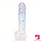 7.8in Realistic Confetti Silicone Soft Dildo For Anus Vaginal Orgasm
