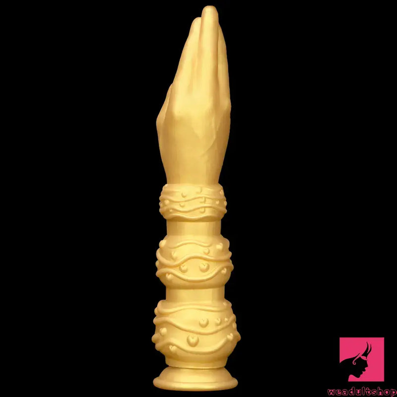 7.28in 9.84in 13.38in Premium Silicone Soft Fist Hands Big Dildo