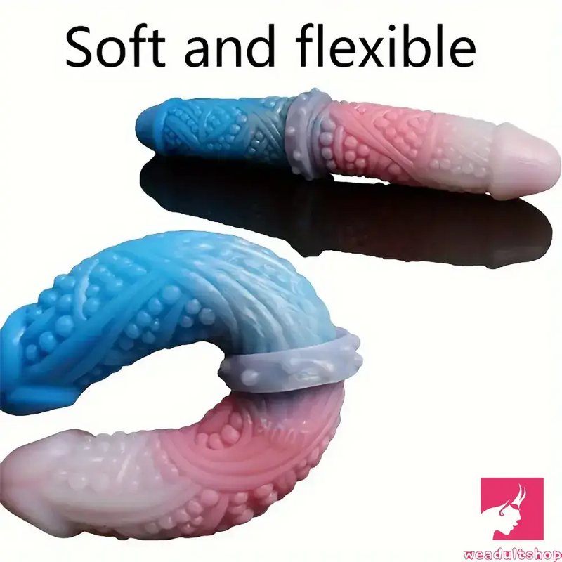 10.62in Tortoise Design Silicone Soft Large Double-headed Odd Dildo