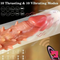8.66in Big Spiked Vibrating Thrusting Rotation Silicone Soft Heated Dildo