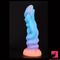 9.45in Silicone Soft Big Luminous Monster Dildo For Anus Stimulator