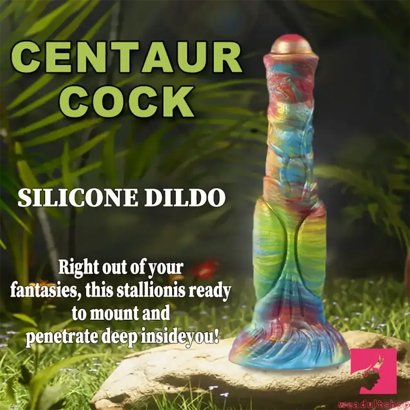 9.4in Silicone Soft Big Animal Horse Cock Dildo For Vagina Stimulator