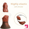 8.11in Soft Real Big Silicone Monster G Spot Dildo For Hands Free Sex