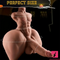 5.5in Premium Real Silicone Flexible Dildo With 5.1lb BBW Male Sex Torso