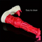 10.01in Big Animal Horse Cock Silicone Soft Cock Dildo For Clit Dilator