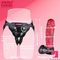 10.01in Silicone Soft Big Strap On Wearable Dildo For Gay Lesbian