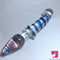 8.27in Clear Jelly Real Glass Crystal Cock Dildo For G-Spot Vaginal Love