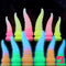 6.42in 7.48in 8.66in Fluorescent Octopus Tentacle Soft Dildo For Couple Sex