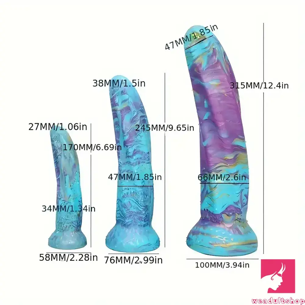 6.69in 9.65in 12.4in Silicone Soft Big Monster Dildo For Women Men Sex 6.69in 9.65in 12.4in Silicone Soft Big Monster Dildo For Women Men Sex