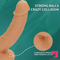 12.99in Dual Heads Silicone Soft Vibrating Thrusting Rotation Auto Dildo