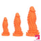 7.87in 10.43in 12.6in Fantasy Silicone Flexible Big No Eggs Dragon Dildo