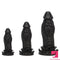 7.87in 10.43in 12.6in Fantasy Silicone Flexible Big No Eggs Dragon Dildo
