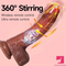 8.66in Silicone 4in1 Heating Thrusting Vibrating Rotation Female Dildo