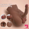 6.81in Silicone Realistic Dildo With Male Sex Torso Dildo For Clit Anus