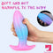 4.5in 5.67in 7.6in Small Silicone Soft Fluorescent Luminous Butt Plug Dildo