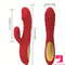 8.8in Heating Vibrating Soft Silicone Dildo Vibrator For Adult Female