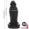 7.87in 10.43in 12.6in Fantasy Silicone Flexible Big No Eggs Dragon Dildo