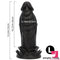 7.87in 10.43in 12.6in Fantasy Silicone Flexible Big No Eggs Dragon Dildo
