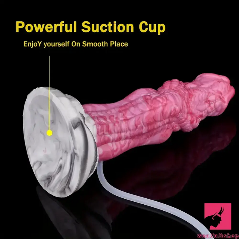 8.03in Realistic Animal Alien Dragon Ejaculating Silicone Male Dildo