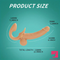 12.99in Dual Heads Silicone Soft Vibrating Thrusting Rotation Auto Dildo