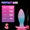 4.5in 5.67in 7.6in Small Silicone Soft Fluorescent Luminous Butt Plug Dildo