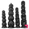 8.668in 11.86in 7.87in 11.02in Pumpkin Skull Fantasy Big Black Dildo