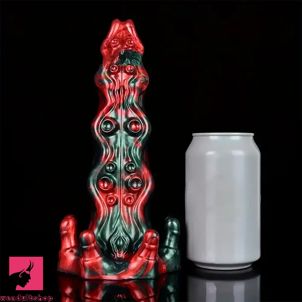 8.46in Red Devils Fantasy Big Monster Silicone Soft Dildo Adult Toy Weadultshop