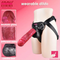 10.01in Silicone Soft Big Strap On Wearable Dildo For Gay Lesbian